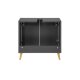 LIVARNO home Waschbecken-Unterschrank, anthrazit - B-Ware