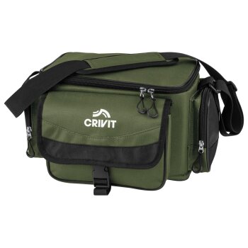 CRIVIT Angelzubehörtasche, Inkl. 4 Boxen für...