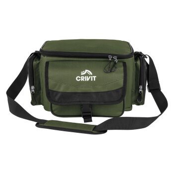 CRIVIT Angelzubehörtasche, Inkl. 4 Boxen für...