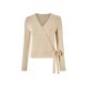 esmara® Damen Wickelcardigan, mit Wollanteil (Beige, S (36/38)) - B-Ware neuwertig
