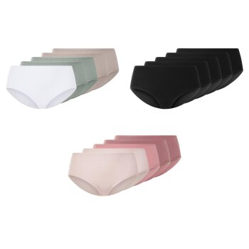 esmara® Damem Slips mit hoher Taille, 5 Stück -...