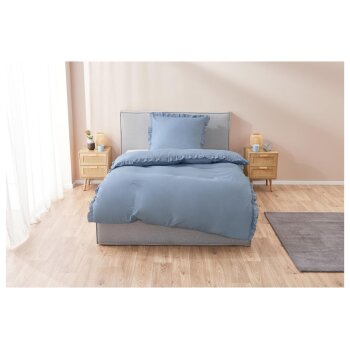 LIVARNO home Mikrofaser-Satin-Bettwäsche, 135 x 200 cm - B-Ware