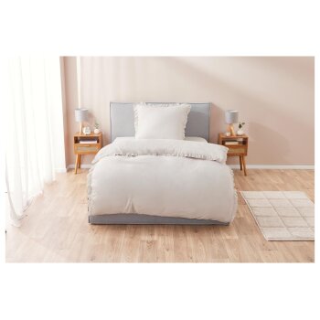LIVARNO home Mikrofaser-Satin-Bettwäsche, 135 x 200...