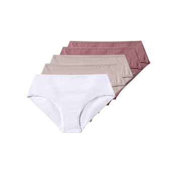 esmara® Damen Slips mit hoher Taille, 5 Stück - B-Ware