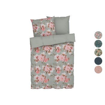 LIVARNO home Mikrofaser-Satin-Bettwäsche,...