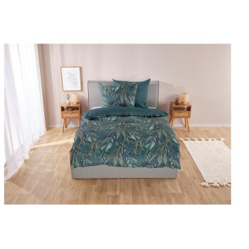 LIVARNO home Mikrofaser-Satin-Bettwäsche, atmungsaktiv, 200 x 220 cm - B-Ware