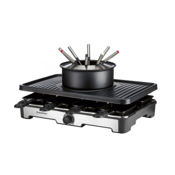 SILVERCREST® Premium-Fondue-Raclettegrill-Kombination SRGF 1400 A3 - B-Ware sehr gut