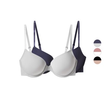 esmara® Damen Bügel-BHs, 2 Stück - B-Ware