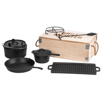 GRILLMEISTER Dutch Oven Set, 7-teilig - B-Ware