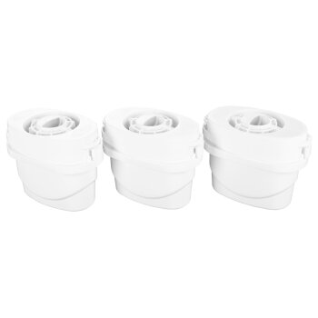 LIVARNO home Wasserfilter-Kartuschen, 3 Stück inkl. Adapter für Brita-Wasserkaraffen - B-Ware