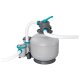 BESTWAY Sandfilteranlage mit Zeitschaltuhr 8.327 l/h, 280 W Grau - B-Ware