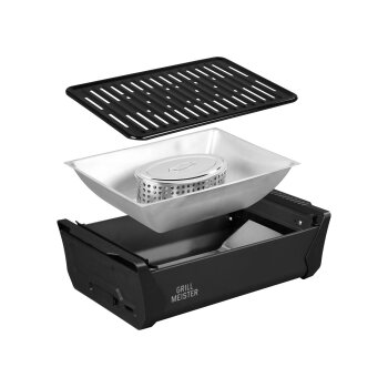 GRILLMEISTER Holzkohlegrill mit Aktivbelüftung »KANSAS«, kabellos - B-Ware