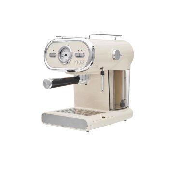 SILVERCREST® Espressomaschine Chrom Retro 1973 creme...
