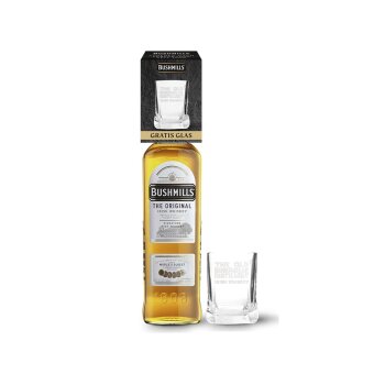 BUSHMILLS The Original Irish Whiskey mit Glas 40% Vol