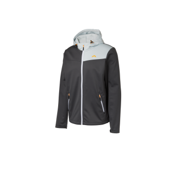 CRIVIT Herren Softshell-Jacke aus 3-lagigem Softshell-Material (Grau, M (48/50)) - B-Ware sehr gut