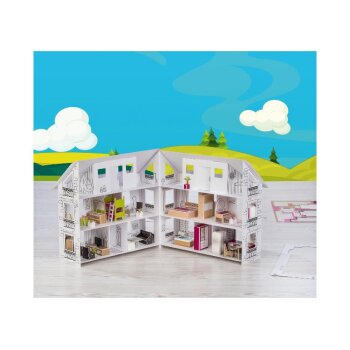 crelando® Puppenhaus-Bastelset - B-Ware sehr gut