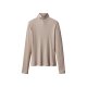 esmara® Damen Gerippte Rollkragenshirts, 2 Stück (rot/beige, M(40/42)) - B-Ware neuwertig