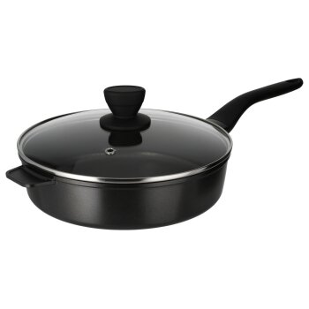 SILVERCREST® Aluguss-Schmorpfanne mit Deckel, Ø 28cm - B-Ware sehr gut