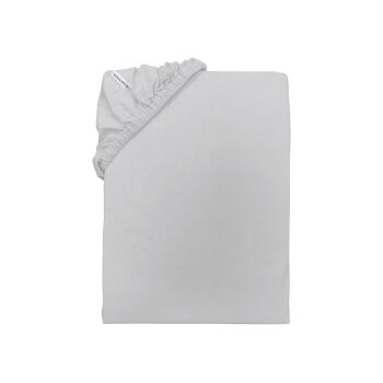 Tom Tailor Jersey-Spannbettlaken, 180-200 x 200 cm (Grau)...