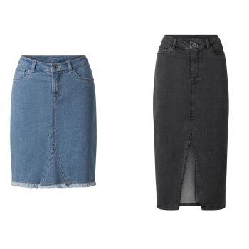 esmara® Damen Jeansrock, im 5-Pocket-Style - B-Ware