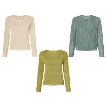 esmara® Damen Pullover, mit Leinen - B-Ware