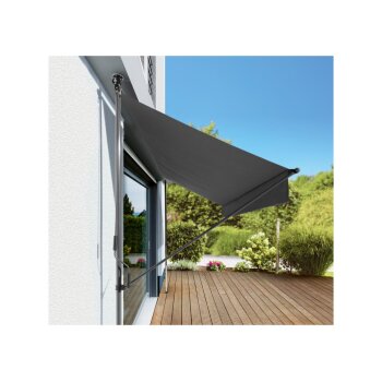 LIVARNO home Klemmmarkise 300 x 150, anthrazit - B-Ware