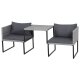 Gardamo Lounge Set »Malaga« 3-teilig, grau - B-Ware