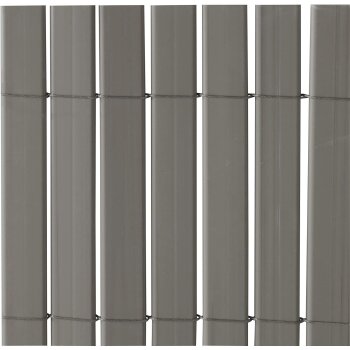 Ribelli Sichtschutzmatte, aus PVC, 80 x 500 cm, anthrazit - B-Ware neuwertig