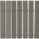Ribelli Sichtschutzmatte, aus PVC, 80 x 500 cm, anthrazit - B-Ware neuwertig