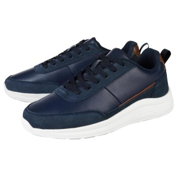 esmara® Herren Freizeitschuhe, aus Leder (Navy, 45) - B-Ware neuwertig