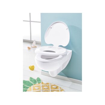 LIVARNO home WC-Sitz, 2-in-1, mit integriertem Kindersitz - B-Ware