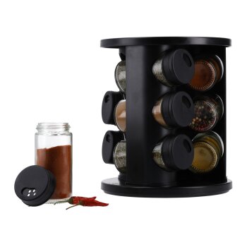 SILVERCREST® Gewürzregal drehbar, 10-teilig -...