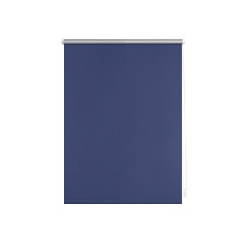 Lichtblick Thermo-Rollo Klemmfix, ohne Bohren, ab 45 x 150 cm (Blau, 65x150 cm) - B-Ware neuwertig
