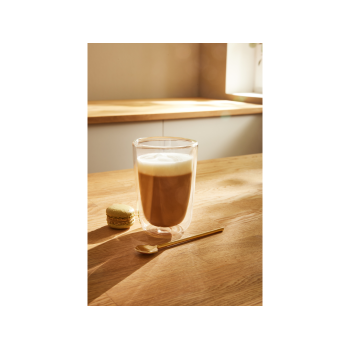 SILVERCREST® Isolierglas doppelwandig, handgefertigt und mundgeblasen (Cappuccino, 3 Stück) - B-Ware neuwertig