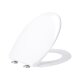 LIVARNO® Toilettensitz, aus Duroplast, mit Absenkautomatik, weiß - B-Ware sehr gut