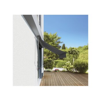 LIVARNO home Klemmmarkise, 200 x 150 cm, anthrazit - B-Ware