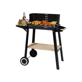 GRILLMEISTER Grillwagen »Kansas«, mit Windschutzblende - B-Ware
