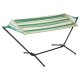 LIVARNO home Hängematte, mit Gestell, grün-gestreift - B-Ware