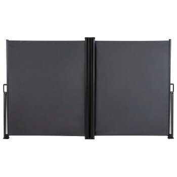 LIVARNO home Doppel Seitenmarkise, 160x600 cm, anthrazit - B-Ware