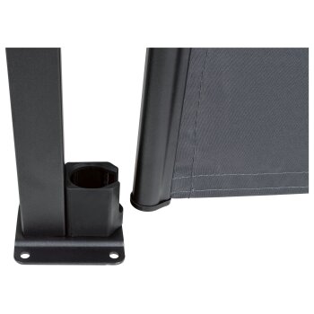 LIVARNO home Doppel Seitenmarkise, 160x600 cm, anthrazit - B-Ware