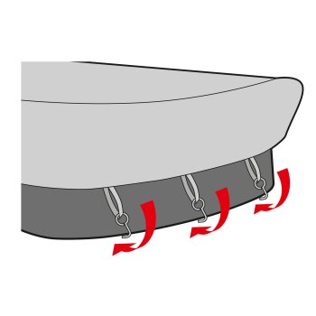 ULTIMATE SPEED® Autositzbezug-Set, 12-teilig, schwarz - B-Ware