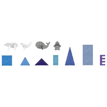 lupilu® Magnetbausatz »Eiswelt / Gebäude« (Eis Welt) - B-Ware sehr gut