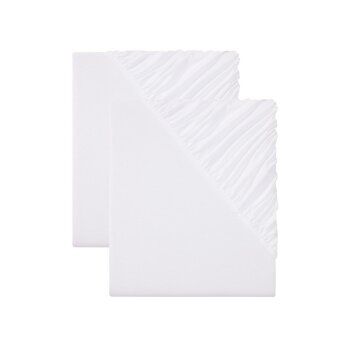 LIVARNO home 2er Set Spannbettlaken, aus Jersey, 180 -...