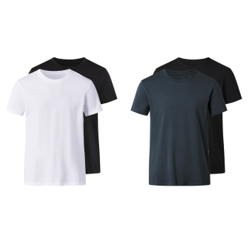 esmara Men Herren T-Shirts, 2 Stück - B-Ware