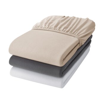 LIVARNO® Spannbettlaken Jersey, 180-200 x 200 cm -...