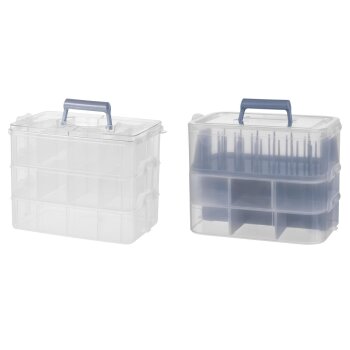crelando® Aufbewahrungsbox / Nähzubehör-Box...