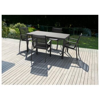 LIVARNO home Alu-Gartentisch »Miami«, 150 x 74 x 90 cm - B-Ware