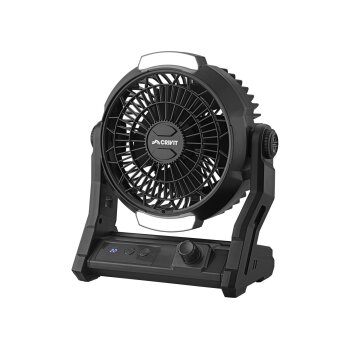 CRIVIT Camping-Ventilator SCVL A1, mit integriertem Licht...