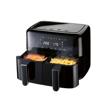 SILVERCREST® Doppelzonen-Heißluftfritteuse »SHLFD 2600 B1« - B-Ware