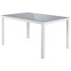 LIVARNO home Alu-Gartentisch »Houston« weiß, 140 x 92 x 74 cm - B-Ware